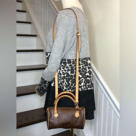 W ETRO MILANO Red Paisley Boston Speedy 20 Mini Bag w/ Crossbody Strap MINT - Picture 15 of 17